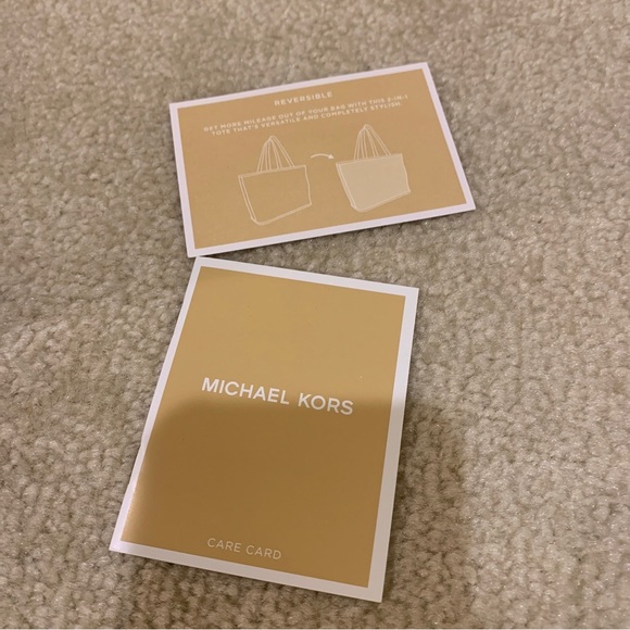 Michael Kors MK Navy Blue Heart Shape Leather Monogram Charms Bag Tag Boxed NEW - Picture 11 of 16